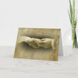 Mit diesem Ring romantische Vintage Ankündigung