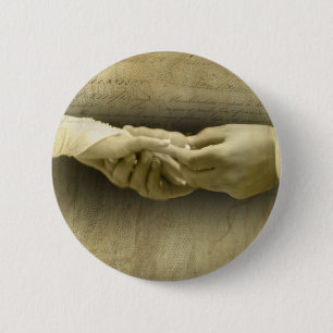 Mit diesem Ring romantische Vintage Button