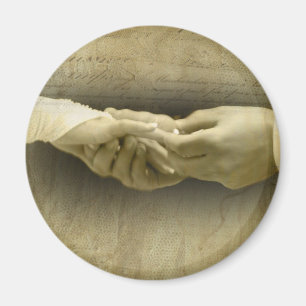 Mit diesem Ring romantische Vintage Magnet