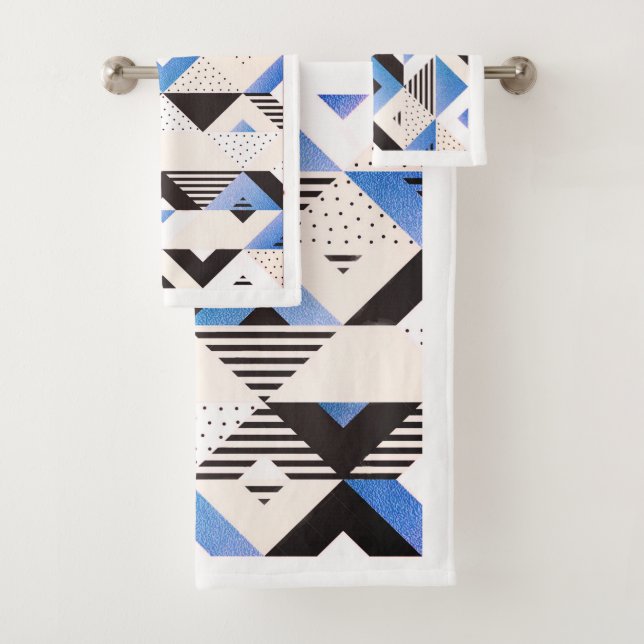 Mit dieser Geometric können Sie sich im raffiniert Badhandtuch Set (Insitu)