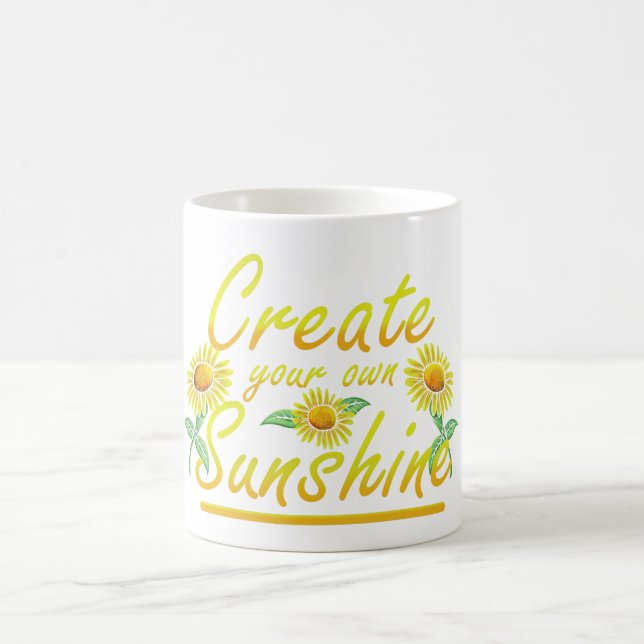 mit dieser inspirierenden kaffeetasse (Mittel)