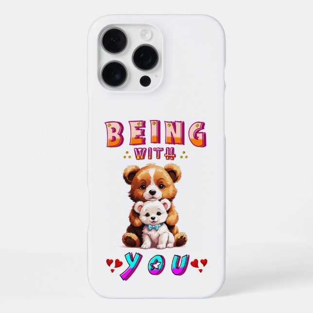Mit dir sein iPhone hülle (Rückseite)