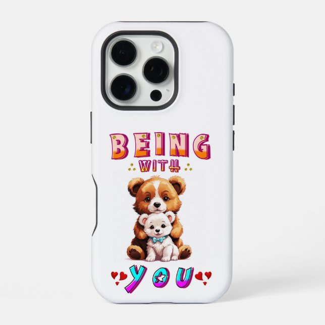 Mit Dir Sein iPhone Hülle (Rückseite)