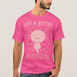 Mit einem Axolotl-mexikanischen Salamander ist das T-Shirt