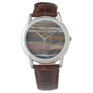 Mit einem Band versehene Eisen-Bildungs-Uhr Armbanduhr