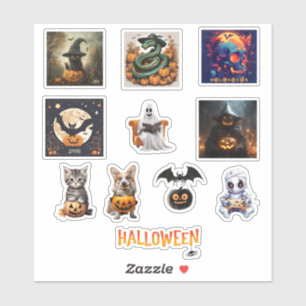 "Mit einem benutzerdefinierten Halloween-Aufkleber Aufkleber