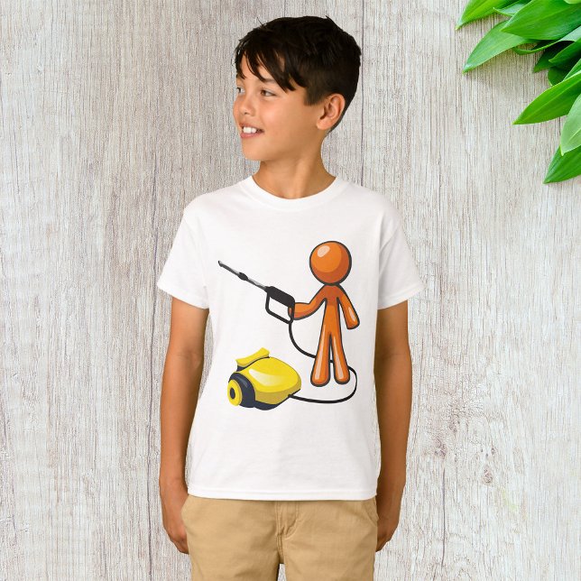 Mit einem Druckwäscher T-Shirt (Von Creator hochgeladen)