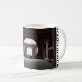 Mit einem Foto von Südkorea entworfen, bedruckt Kaffeetasse
