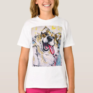 mit einem Lächeln T-Shirt