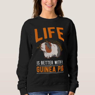 mit einem Meerschweinchen Sweatshirt