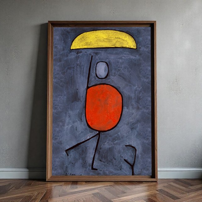Mit einem Schirm von Paul Klee, Abstrakte Kunst Poster (Von Creator hochgeladen)