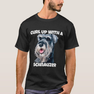 Mit einem Schnauzer Schnauzer Hundebesitzer aufrol T-Shirt