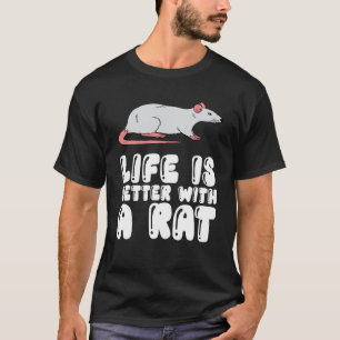 mit einer Ratte T-Shirt