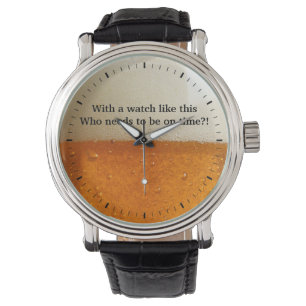 Mit einer Uhr wie dieser, die pünktlich sein muss