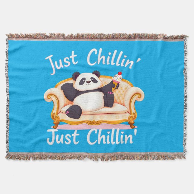 Mit Eis ruhig und einfach Chillin behalten Decke (Vorderseite)