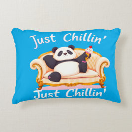 Mit Eis ruhig und einfach Chillin behalten Dekokissen