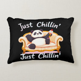 Mit Eis ruhig und einfach Chillin behalten Dekokissen