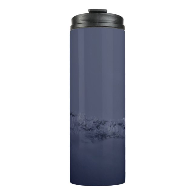 MIT EISEN BEDECKTER BERG THERMOSBECHER (Vorderseite)