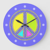 Mit Farben ausgefülltes FRIEDENSzeichen 1