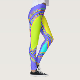 Mit Farben ausgefülltes FRIEDENSzeichen 1 Leggings