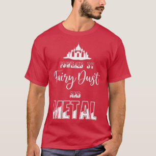 Mit feinem Staub und Metall angetrieben T-Shirt