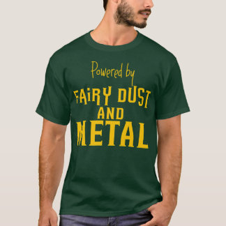 mit feinem Staub und Metall betrieben — T-Shirt