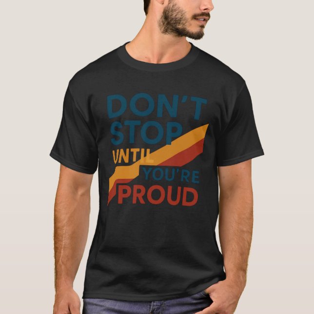 Mit Feuer gespeist T-Shirt (Vorderseite)