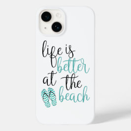 Mit Flip Flops ist das Leben am Strand besser Case-Mate iPhone 14 Hülle
