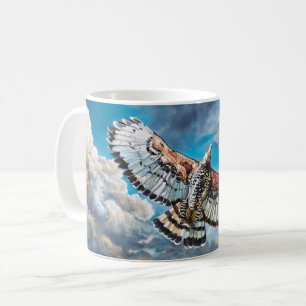 mit Flügeln als Adler - Kaffeetasse