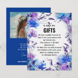 💍 mit Foto Cornflower Dreams Wedding Suite Begleitkarte