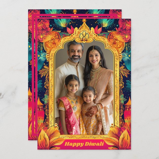 Mit Foto Diwali Splendor (Vorne/Hinten)