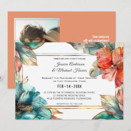 Mit Foto Hibiskus Serenade Paradies Einladung