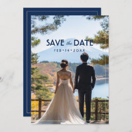 Mit Foto Japonesque Harmonie mit Fuji Save The Date