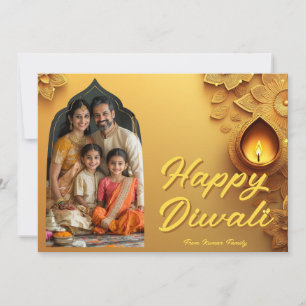 Mit Foto und benutzerdefiniertem Text Tempel Glow- Einladung