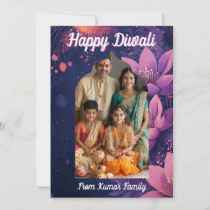 Mit Foto und benutzerdefiniertem Textglühen & Lotu Einladung