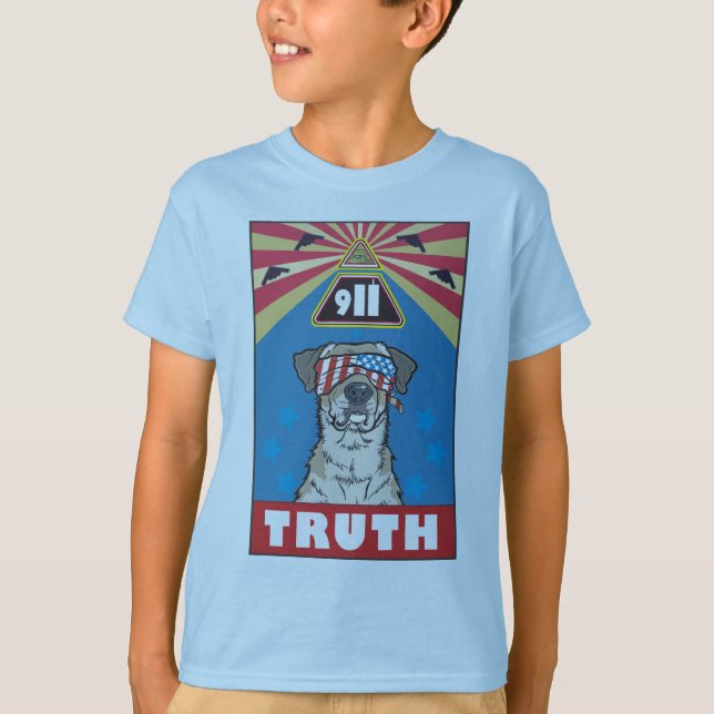 "Mit Freiheit und Gerechtigkeit für alle" T - Shir T-Shirt (Vorderseite)