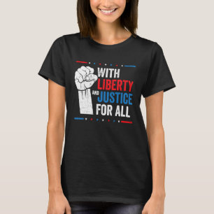 Mit Freiheit und Gerechtigkeit für alle unteilbar T-Shirt