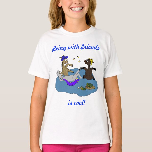 Mit Freunden zu sein ist Cool Sonoran-Freunde T-Shirt (Vorderseite)