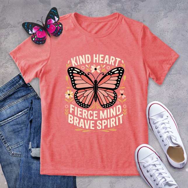 Mit freundlichem Herzen brice Mind Brave Spirit Bu Tri-Blend Shirt (Von Creator hochgeladen)