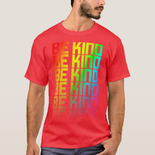Mit freundlichem LGBTQ-Rainbow-Gay Pride-Text-Fade T-Shirt