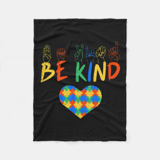 Mit freundlichen Grüßen, amerikanisches Gebärdensp Fleecedecke