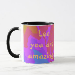 Mit freundlichen Worten Cool Künstlerische Erschei Tasse