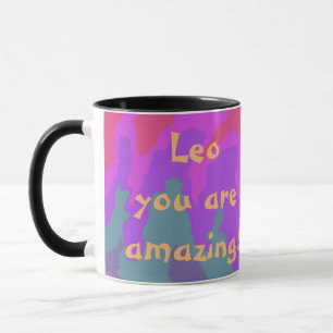 Mit freundlichen Worten Cool Künstlerische Erschei Tasse
