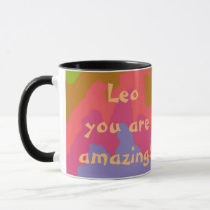 Mit freundlichen Worten Cool Künstlerische Erschei Tasse
