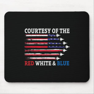 Mit freundlicher Genehmigung der Rot Weiß und Blau Mousepad
