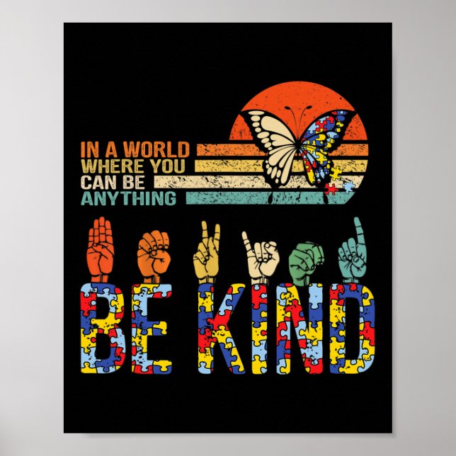 Mit freundlicher Hand Gebärdensprache Asl Puzzle A Poster (Vorne)