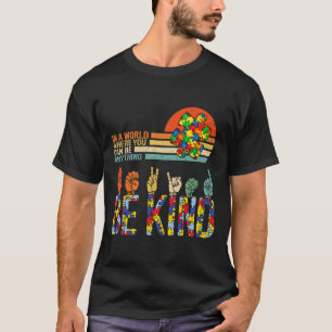 Mit freundlicher Hand Gebärdensprache Asl Puzzle A T-Shirt
