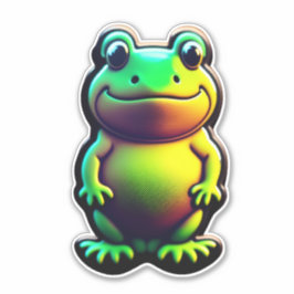 Mit Froschstickerpackungen können Sie kreativ werd Aufkleber