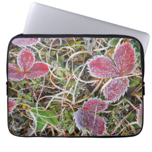 Mit Frost bedeckte Blätter, Kanada Laptopschutzhülle