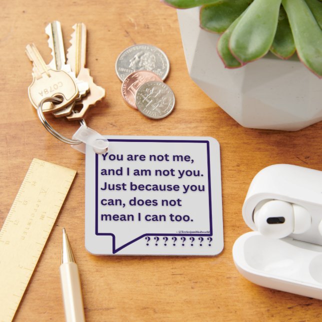 Mit Gedankengedicht zu reden zitieren: "Du bist ni Schlüsselanhänger (Schreibtisch)